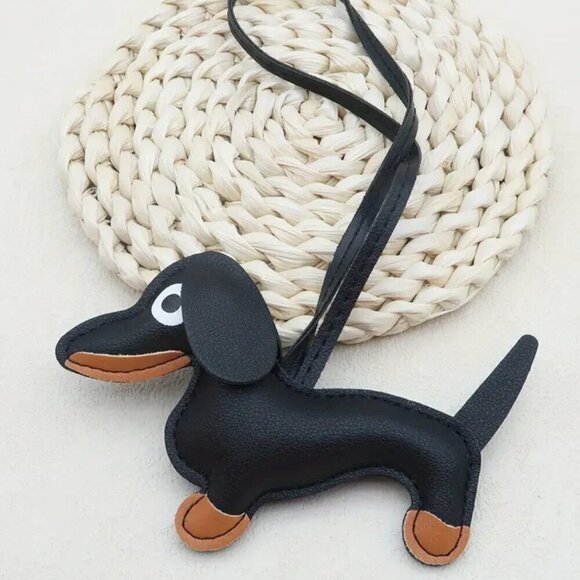 Puffy Large Dachshund Dog Purse and Bag Accessory or Keychain (2025 style) - Picture 8 of 13